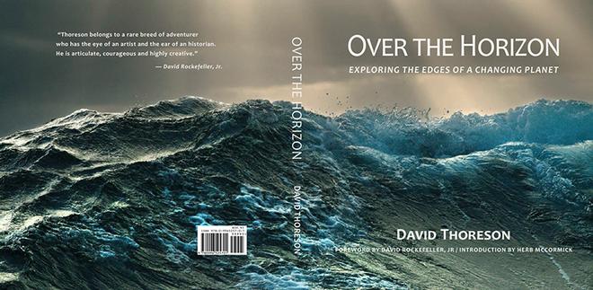 The book jacket for Over The Horizon © David Thoreson http://bluewaterstudios.com/